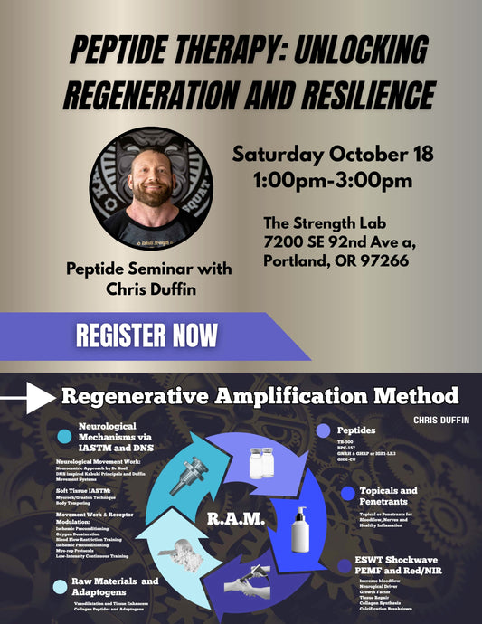 SEMINAR - Peptide Therapy: Unlocking Regeneration & Resilience